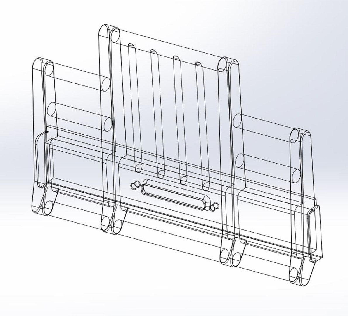 3D Diecast Moose bumper for semi truck Version 3 Scale 1 to 25 model