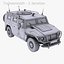 GAZ-2975/2330 Tigr High Poly