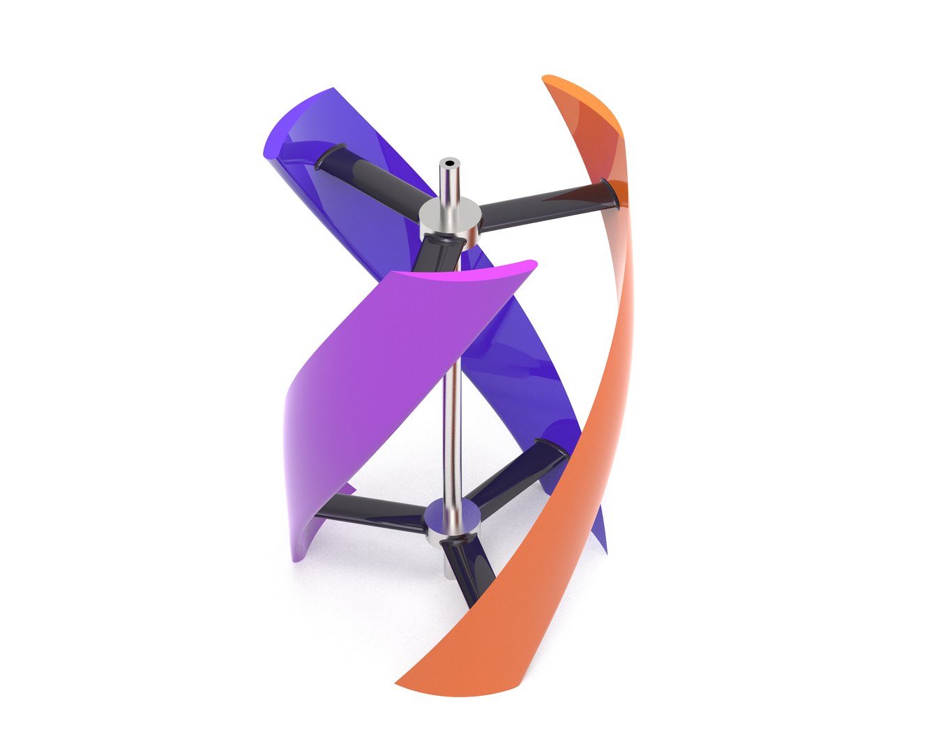 Vertical Wind Turbine D Turbosquid