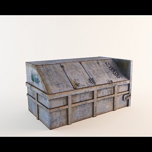 garbage dumpster dirty 3d max