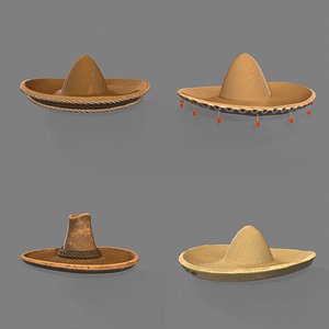 Sombrero de paja para hombre Modelo 3D $39 - .3ds .fbx .ma .obj .unknown  .max .c4d - Free3D