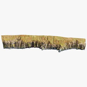 Coastal Cliff Formation - 3D PBR Model model