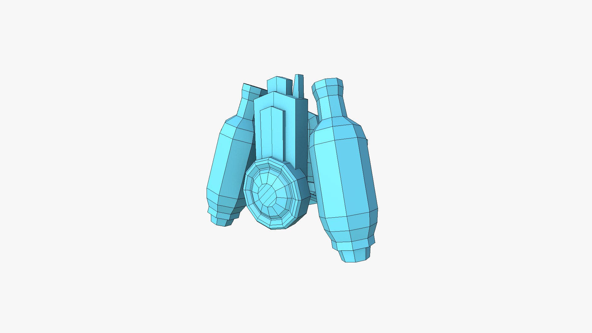 3D Jetpack Low Poly H03 - SciFi Character Design Model - TurboSquid 2256398