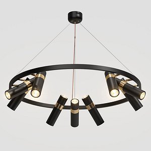 contemporary chandelier spoor 9 3D model