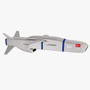 3D som missile model