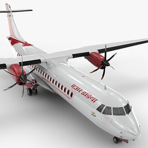 3D ATR 72 AIR INDIA L1620 model