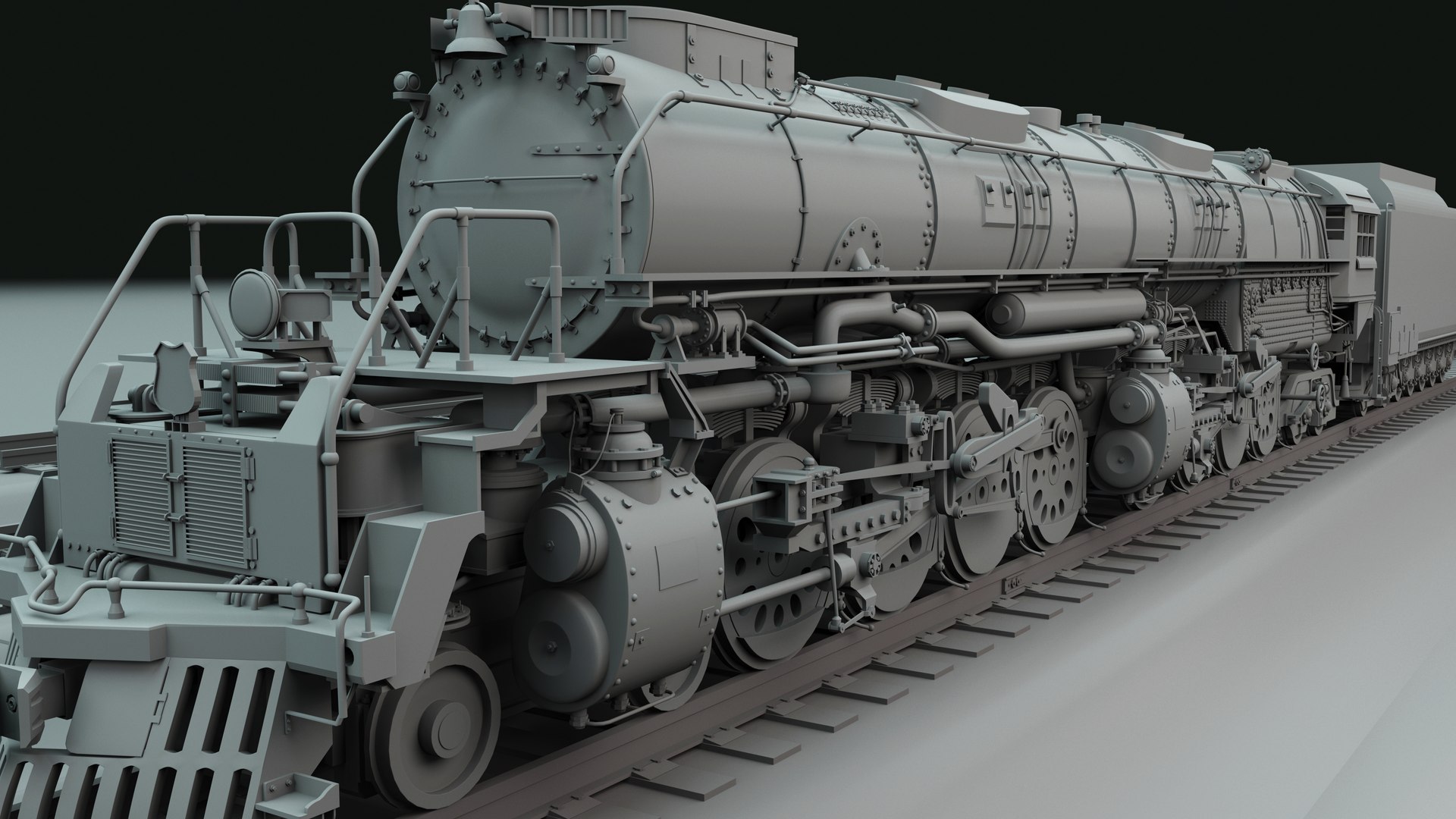 American Union Pacific 4096 Model TurboSquid 1913742