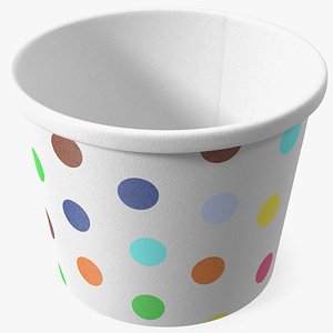 Empty Ice Cream Cup model