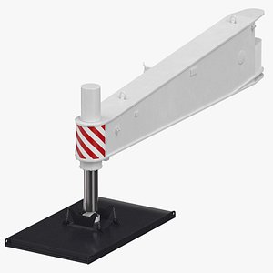 crane outrigger large 01 3D model