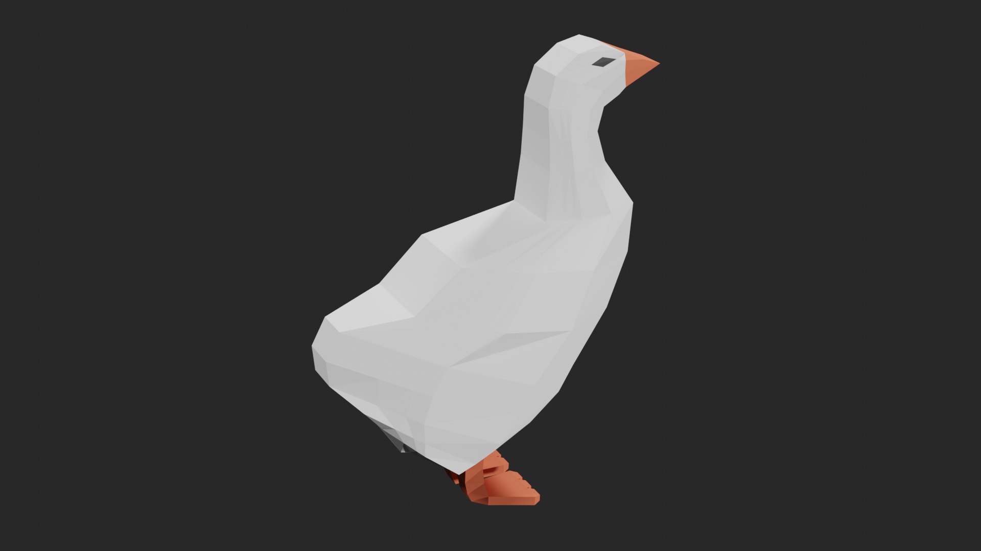 Lowpoly Goose 3D Model - TurboSquid 1736923