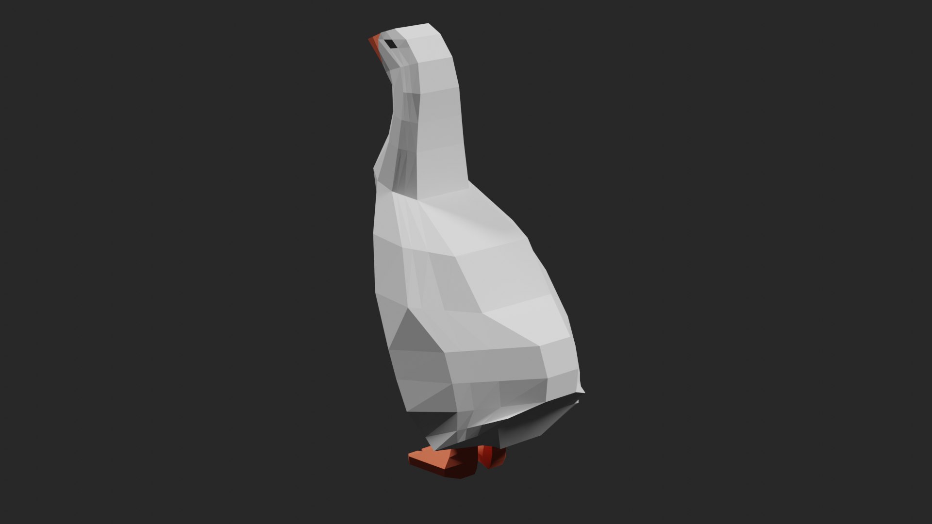 Lowpoly Goose 3D Model - TurboSquid 1736923