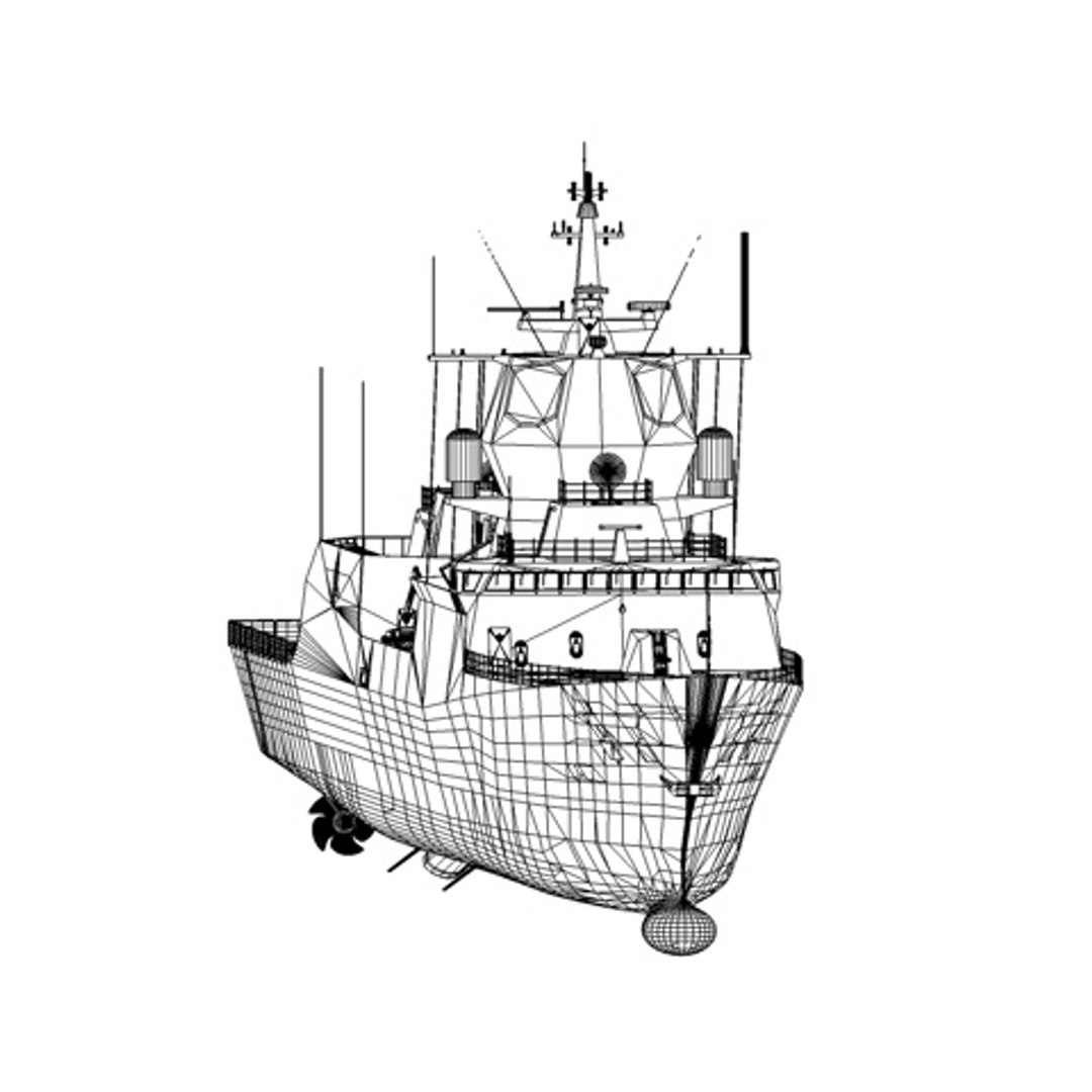 Nansen Class Frigates Royal 3d Model