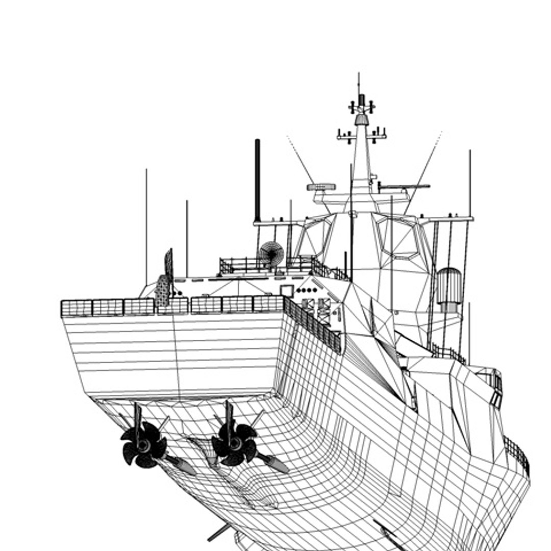 Nansen Class Frigates Royal 3d Model