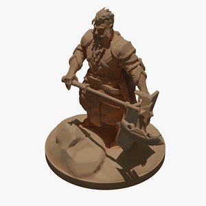 Dwarf Roland 3D model