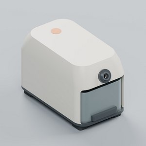 Electric Pencil Sharpener with Entry Guide Shavings Bin and Vents