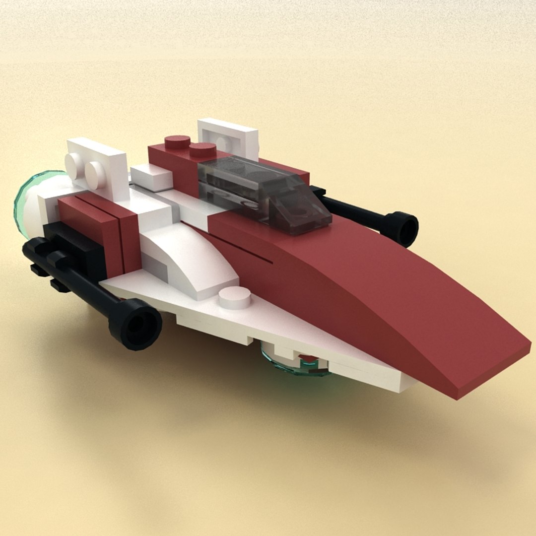 3ds Lego A-wing Starfighter Mini