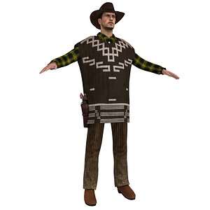 cowboy hat 3d model