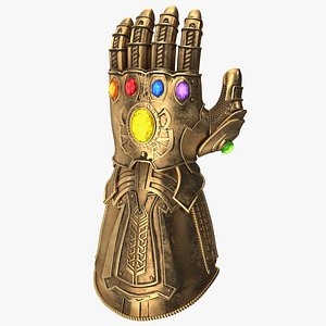 3D Infinity Gauntlet Glow Rigged