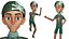 3D Cartoon Rigged Cute Style Little Boy-Sam Character 3D Model