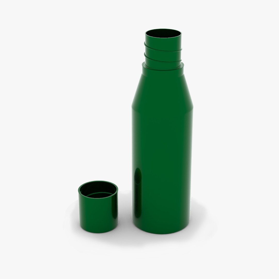 Green Water Bottle Model WB2 3D Model TurboSquid 1947226