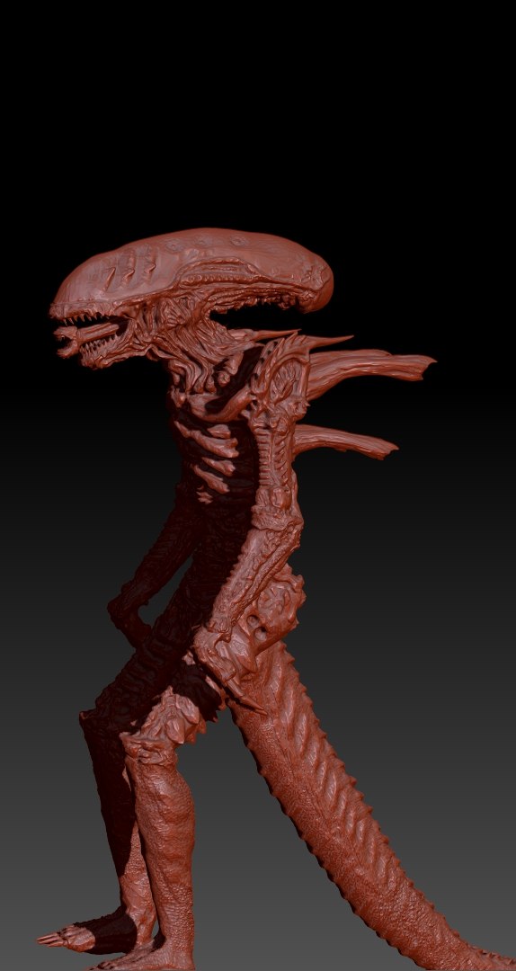 3d Model H R Giger Alien