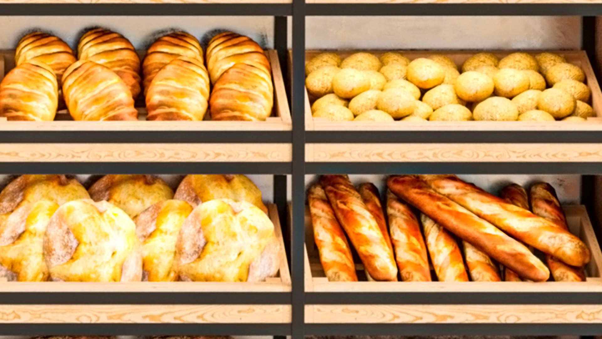 3D Showcase With Bread And Pastries Bakery Model - TurboSquid 2138865