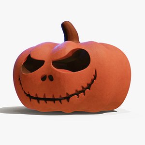 3D Realistic Pumpkin 3D Model model