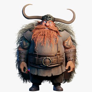 3D Viking Character