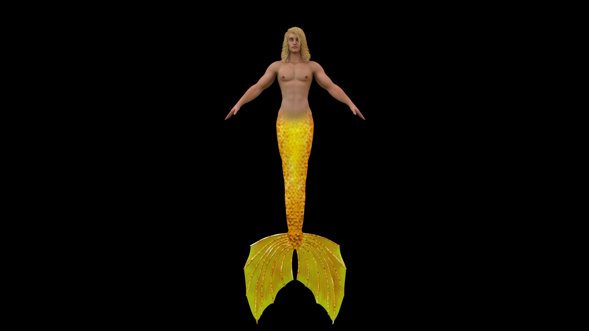3D Merman 3d Model Model - TurboSquid 2554146