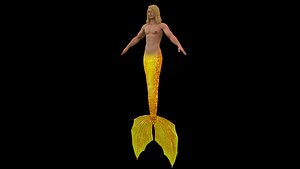 merman 3d model