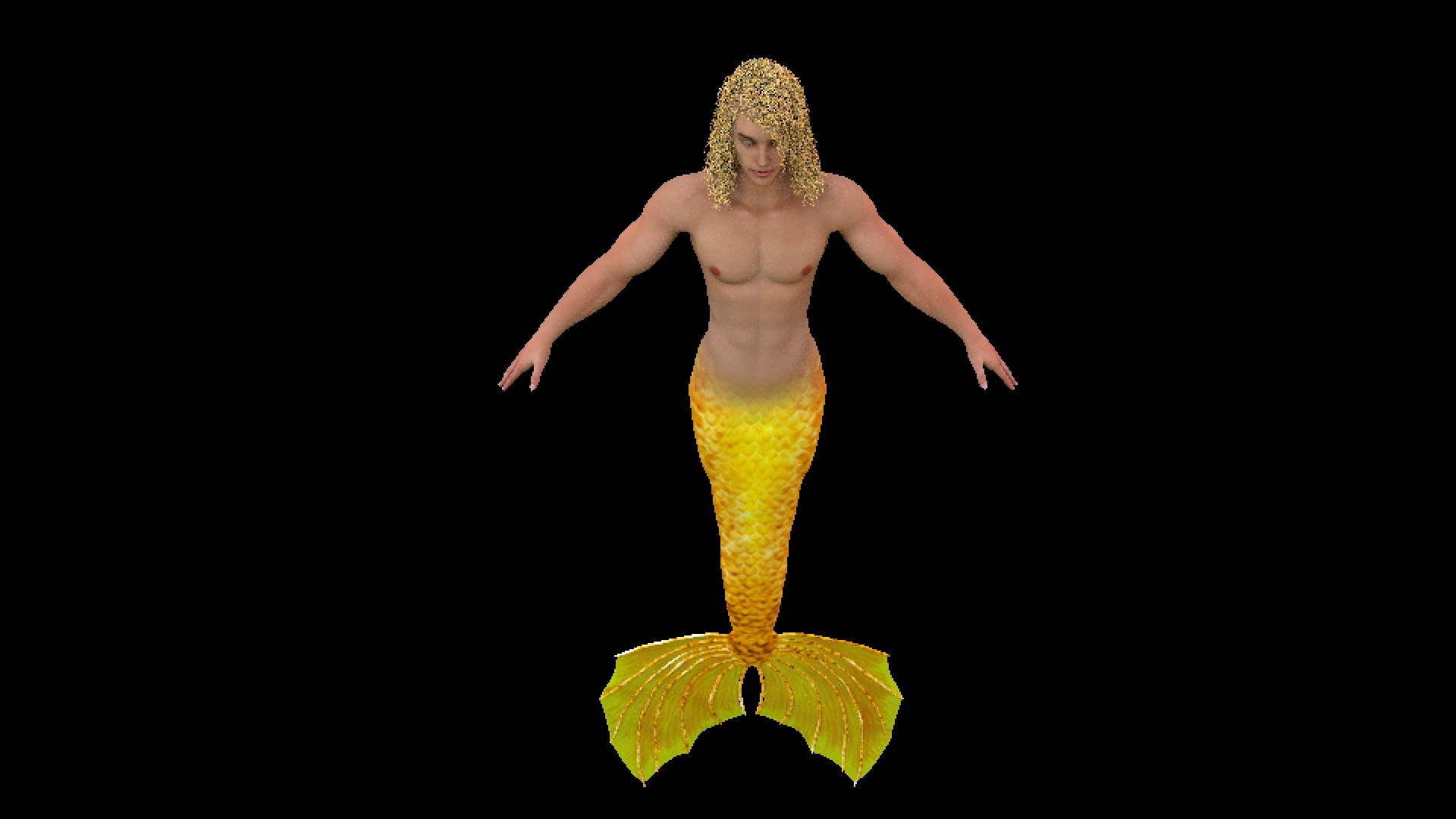 3D Merman 3d Model Model - TurboSquid 2554146