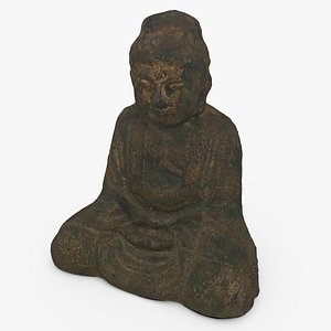c4d buddha statue
