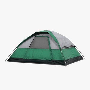 3d camping tent