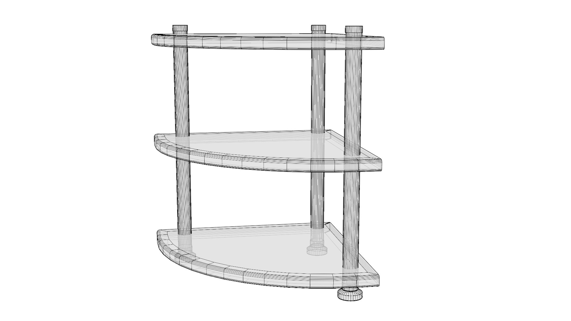 3D Corner Rack Model - TurboSquid 2238401