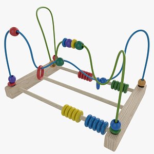 Bead Abacus Wire Maze