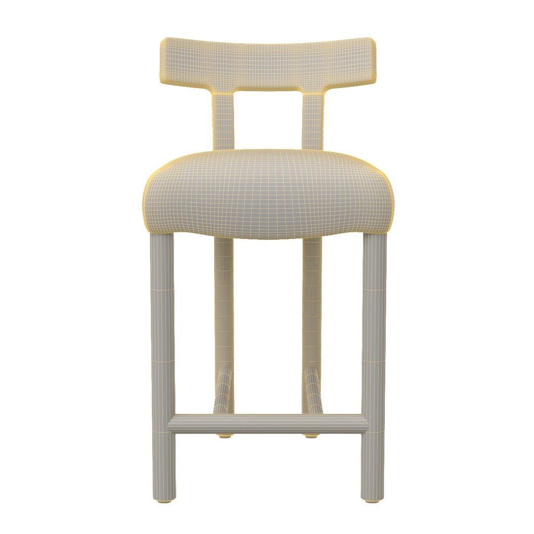 Aaron Counter Stool 3D - TurboSquid 2084155