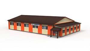 3D Sport School model