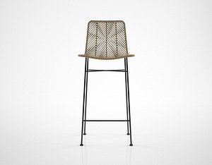 Bloomingville Natural Rattan bar stool