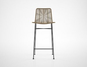 Bloomingville Natural Rattan bar stool