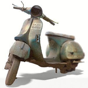 old bike scanned 3D