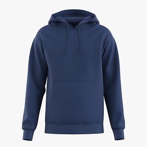 Men Long Raglan Sleeve Drawstring Hoodie Sweatshirt