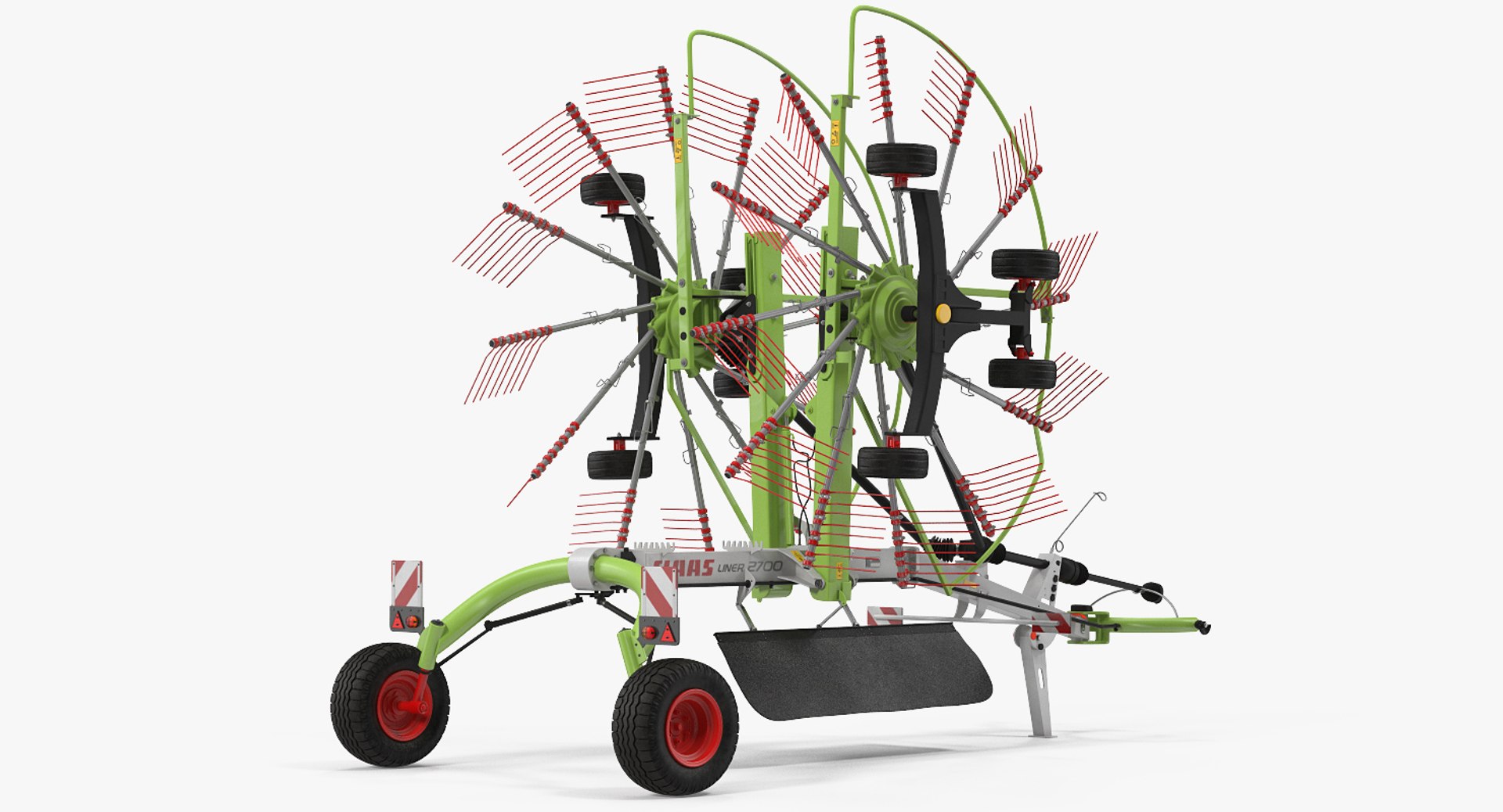 Twin Rotor Hay Rake 3D Model - TurboSquid 1332859