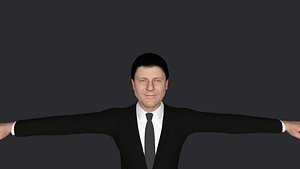 3D Sean Bean  Hyper Realistic Full Body Fully Rigged 3D Character