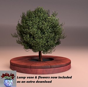 small green leaved tree 3ds
