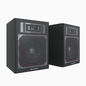 SHARP Oldschool Speakers