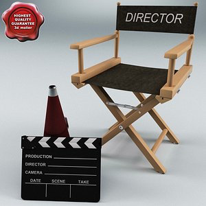 3d director set model