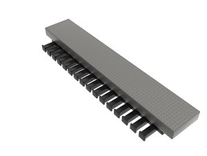 3D E Chain Part model