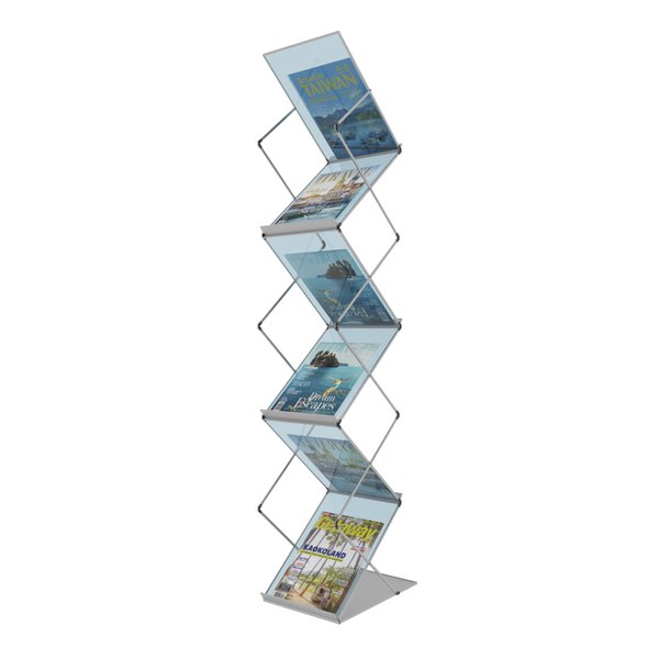 3D folding brochure stand