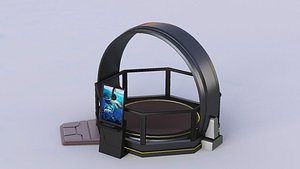 Equipment Egg  Chair Virtuix Omni AR Virtual Reality game computer scanner