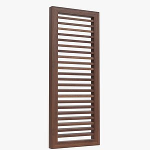 3ds louver window blind